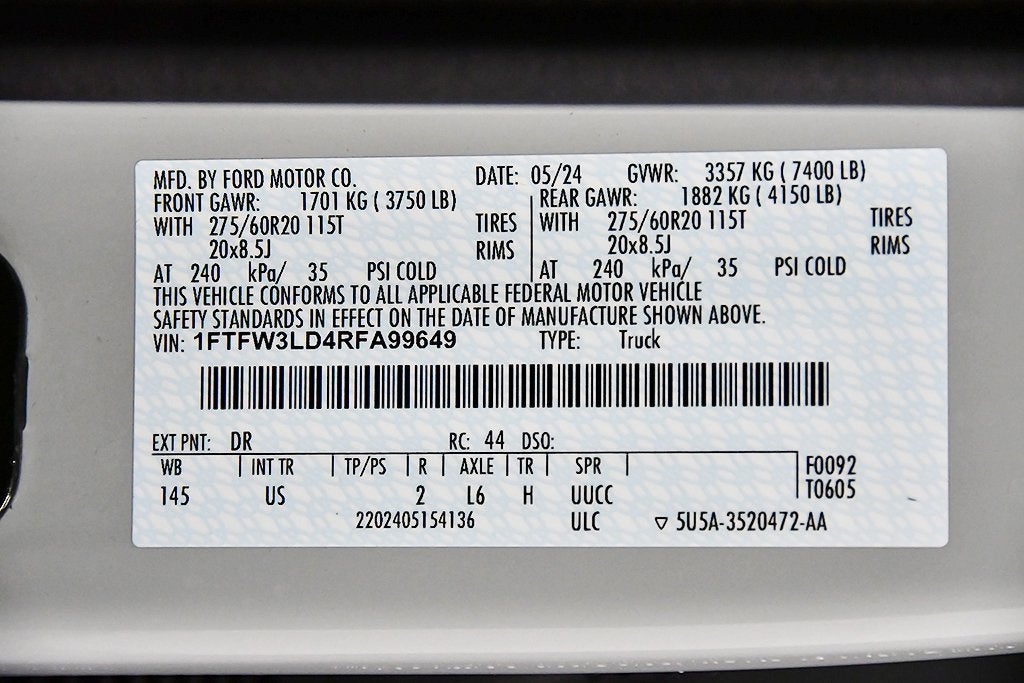 2024 Ford F-150 XLT 5-1/2' Box