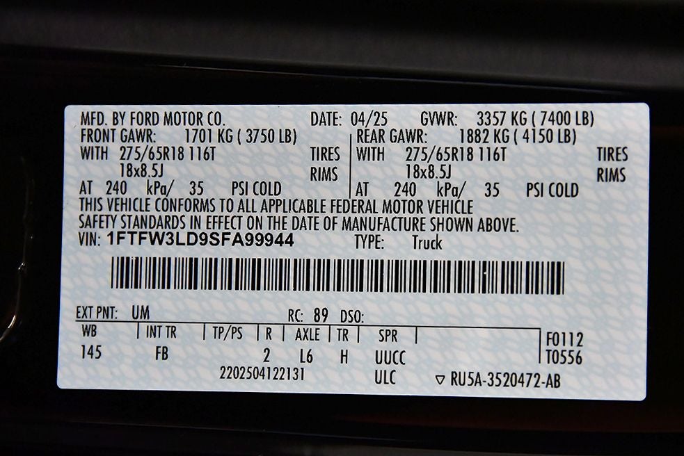 2025 Ford F-150 XLT 5-1/2' Box