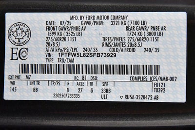 2025 Ford F-150 Lariat 5-1/2' Box