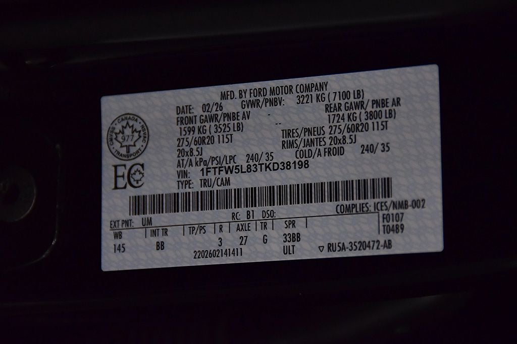 2026 Ford F-150 Lariat 5-1/2' Box