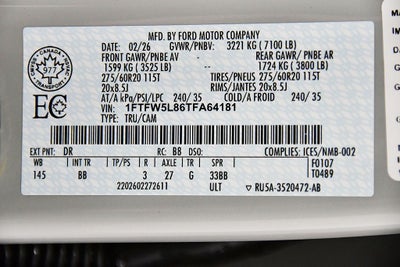 2026 Ford F-150 Lariat
