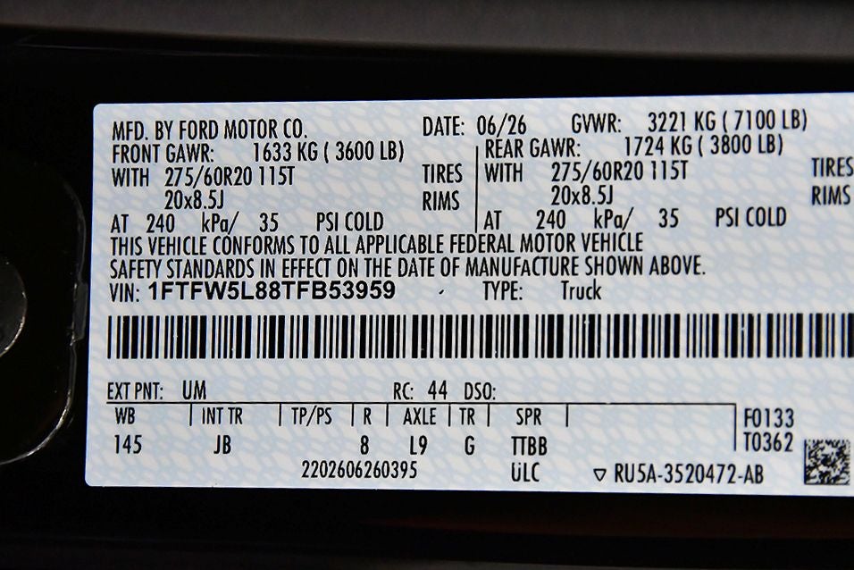 2026 Ford F-150 Lariat 5-1/2' Box