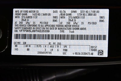 2026 Ford F-150 Lariat 5-1/2' Box