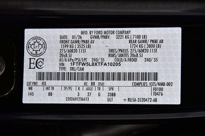 2026 Ford F-150 Lariat 5-1/2' Box