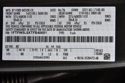 2026 Ford F-150 Lariat 5-1/2' Box