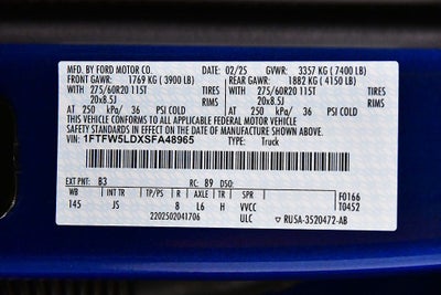 2025 Ford F-150 Lariat 5-1/2' Box
