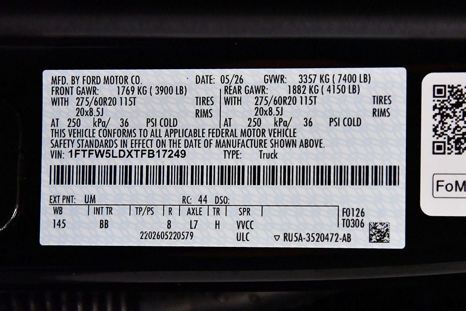 2026 Ford F-150 Lariat 5-1/2' Box