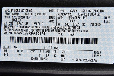 2024 Ford F-150 Platinum 5-1/2' Box