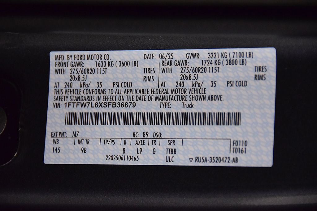 2025 Ford F-150 Platinum 5-1/2' Box