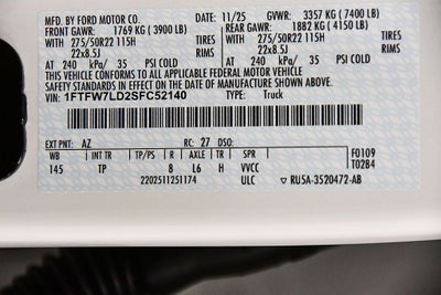 2025 Ford F-150 Platinum 5-1/2' Box