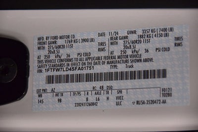 2025 Ford F-150 Platinum 5-1/2' Box