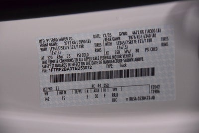 2026 Ford F-250SD XL 8' Box