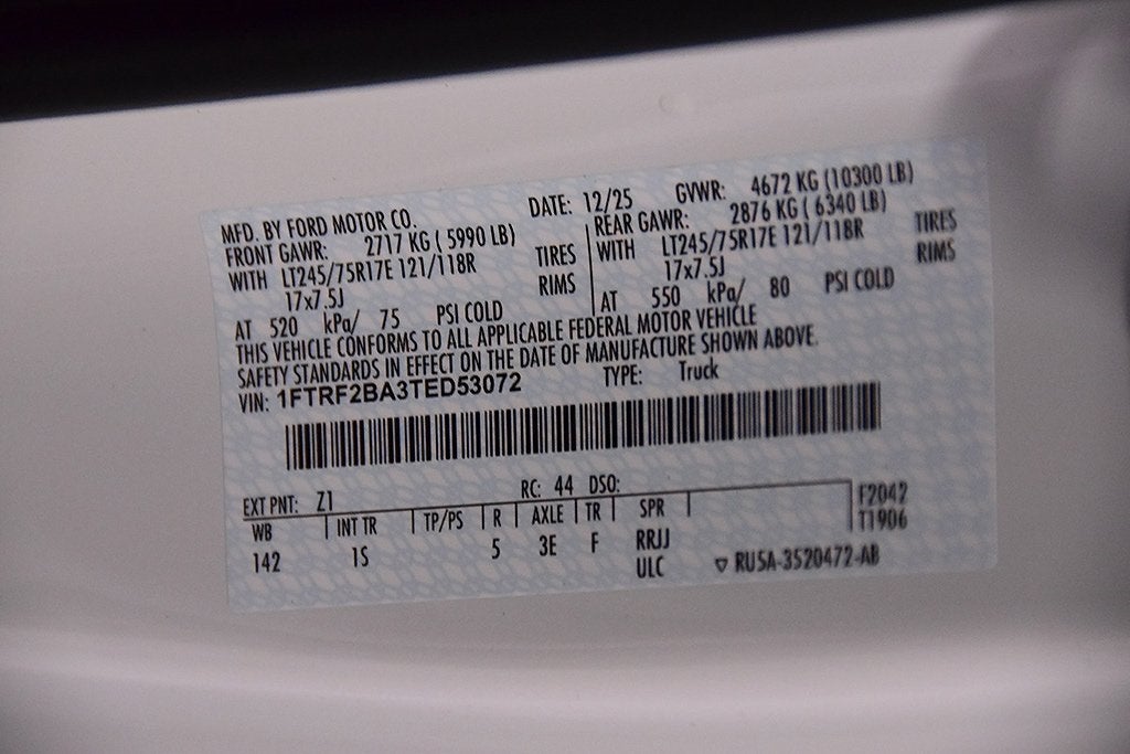 2026 Ford F-250SD XL 8' Box