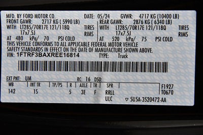 2024 Ford F-350SD XL 8' Box