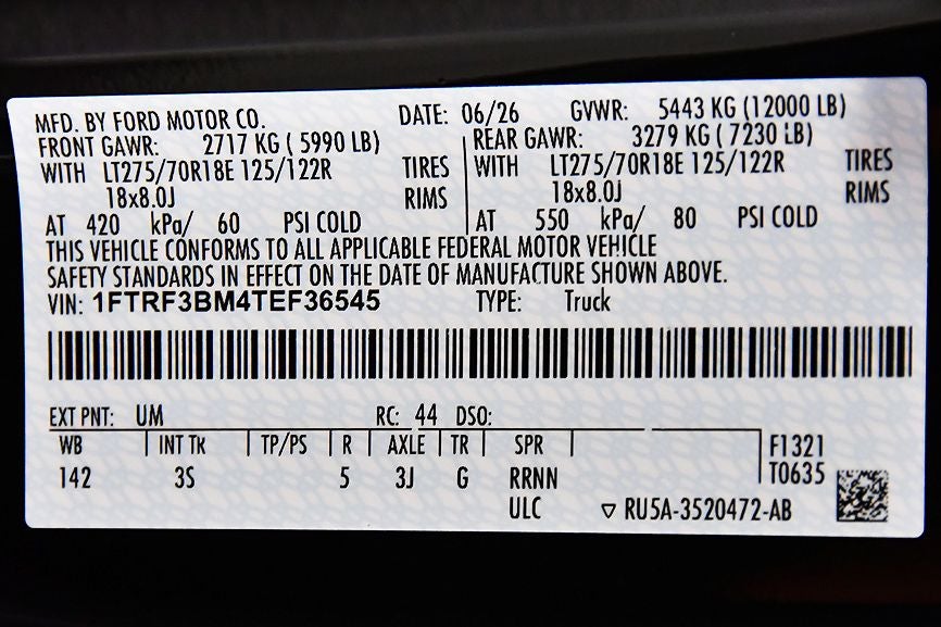 2026 Ford F-350SD XLT 8' Box