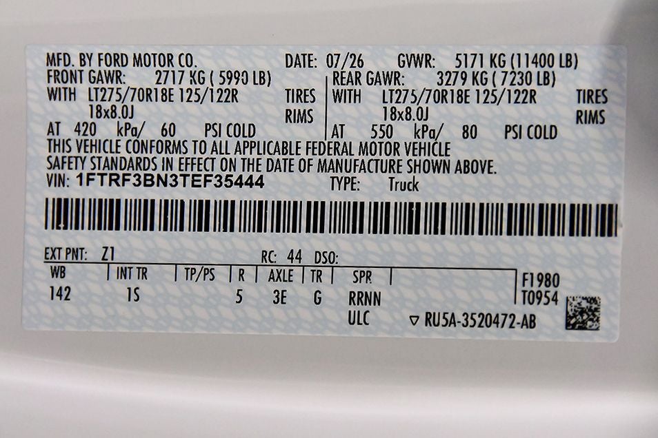 2026 Ford F-350SD XL STX 8' Box