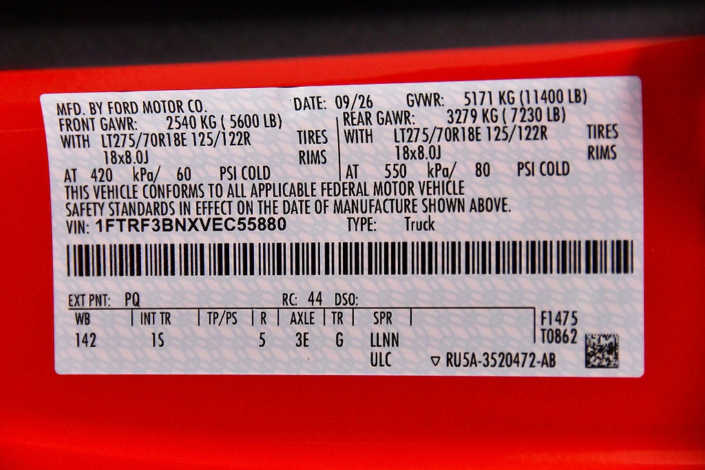 2027 Ford F-350SD XL 8' Box