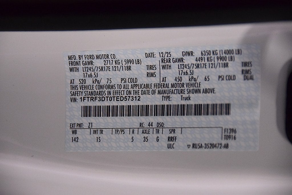 2026 Ford F-350SD XL DRW 8' Box