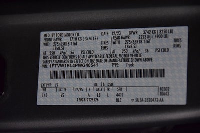 2023 Ford F-150 Lightning Pro 5-1/2' Box