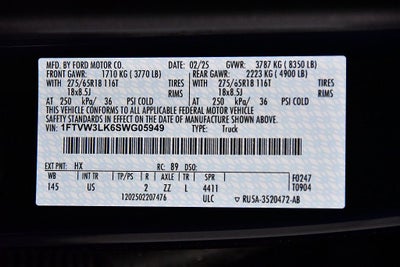 2025 Ford F-150 Lightning XLT 5-1/2' Box