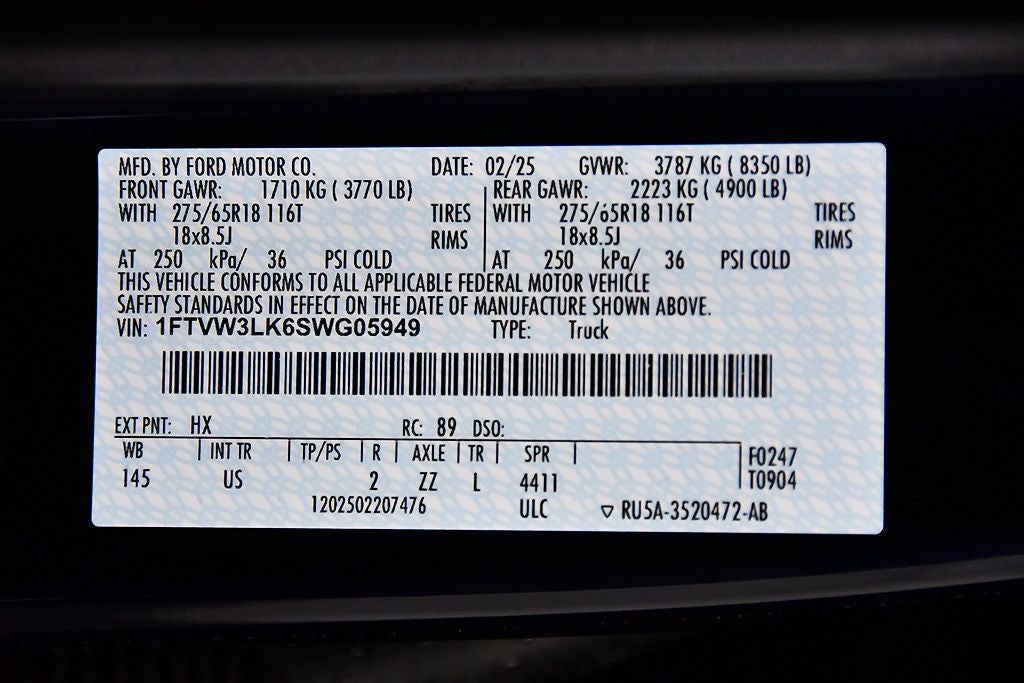 2025 Ford F-150 Lightning XLT 5-1/2' Box