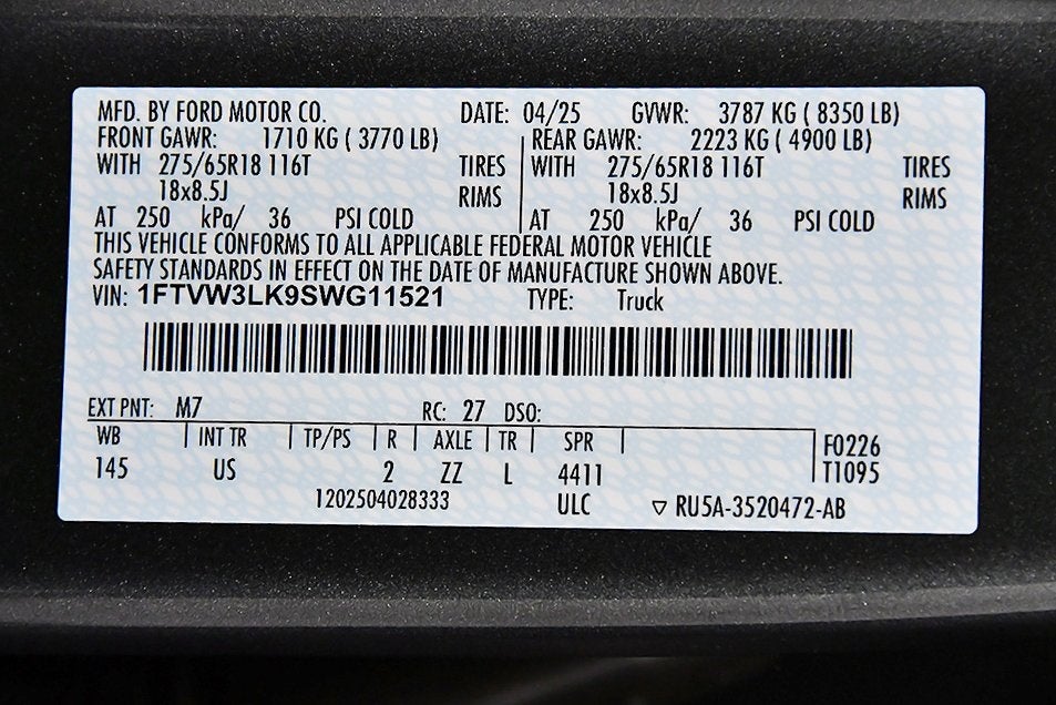 2025 Ford F-150 Lightning XLT 5-1/2' Box