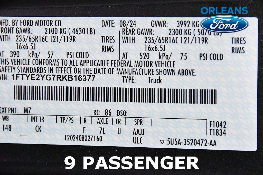 2024 Ford Transit-150 Base