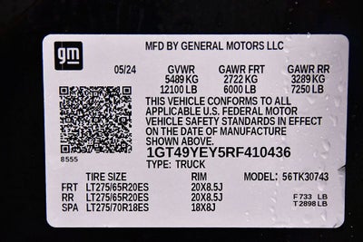 2024 GMC Sierra 3500HD Denali Ultimate X31