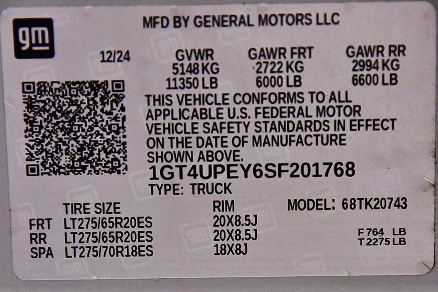 2025 GMC Sierra 2500HD AT4 X31