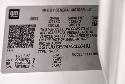 2024 GMC Sierra 1500 Elevation X31