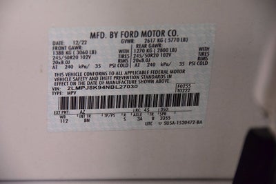 2022 Lincoln Nautilus Reserve