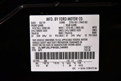 2019 Lincoln Nautilus Reserve