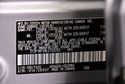 2020 Toyota RAV4 XLE