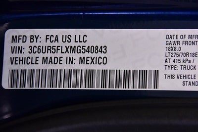 2021 RAM 2500 Laramie