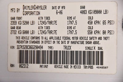 2006 Dodge Ram 2500 ST