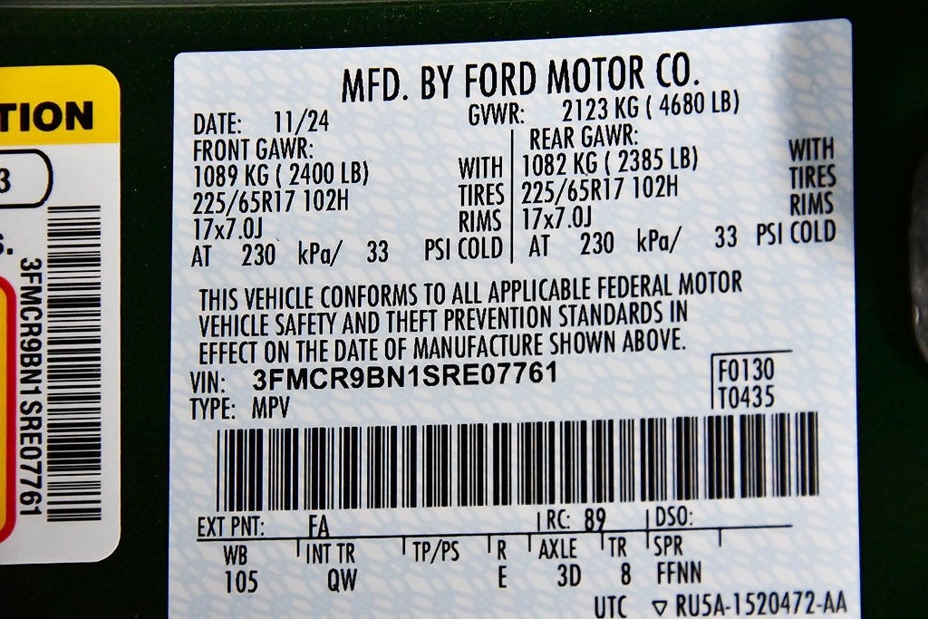 2025 Ford Bronco Sport Big Bend