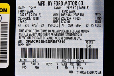 2025 Ford Bronco Sport Big Bend