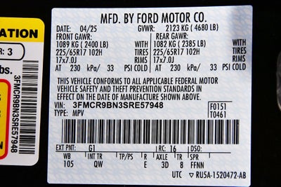 2025 Ford Bronco Sport Big Bend