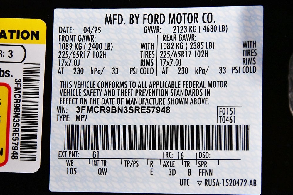 2025 Ford Bronco Sport Big Bend