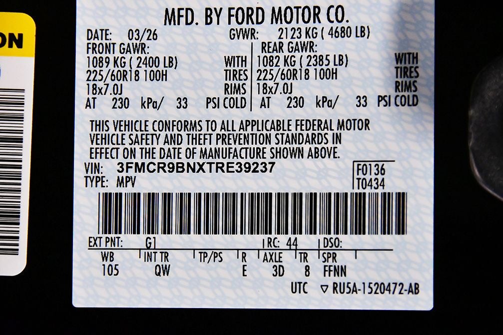 2026 Ford Bronco Sport Big Bend