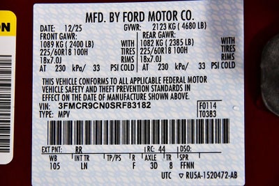 2025 Ford Bronco Sport Outer Banks