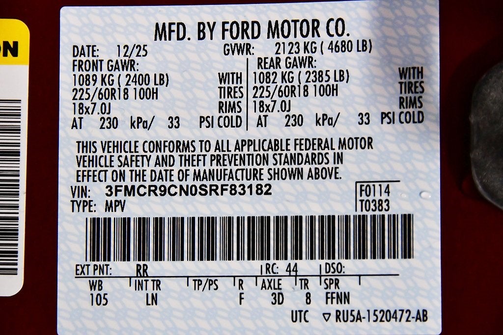 2025 Ford Bronco Sport Outer Banks