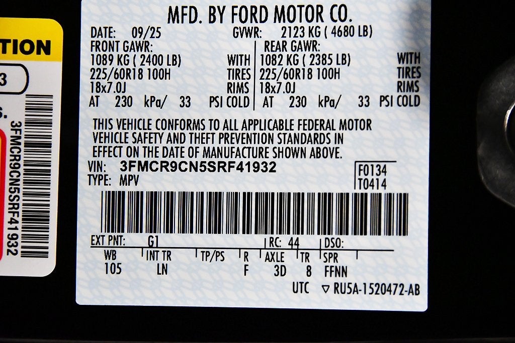 2025 Ford Bronco Sport Outer Banks