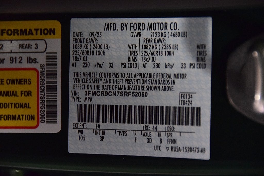 2025 Ford Bronco Sport Outer Banks