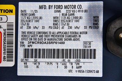 2025 Ford Bronco Sport Badlands Sasquatch