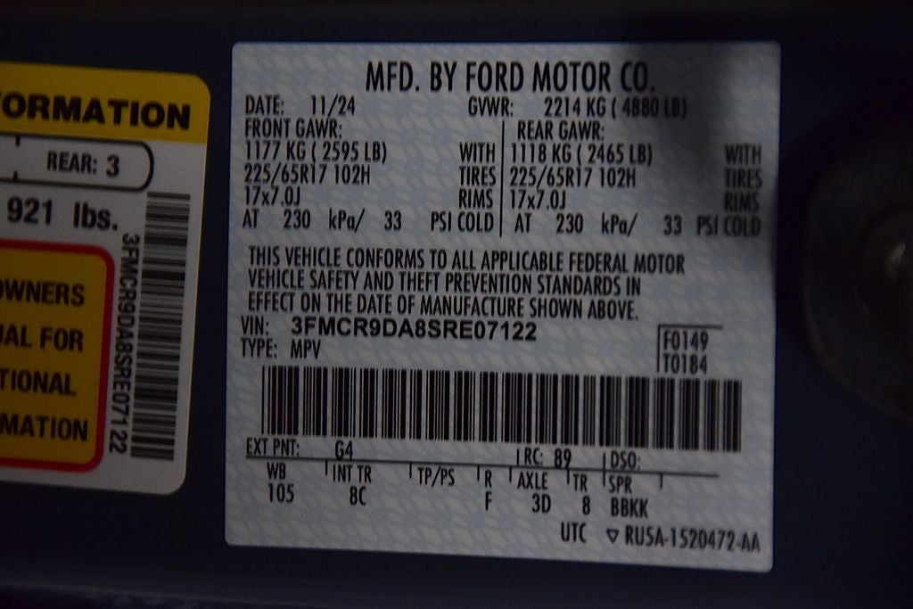 2025 Ford Bronco Sport Badlands