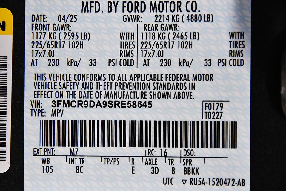 2025 Ford Bronco Sport Badlands