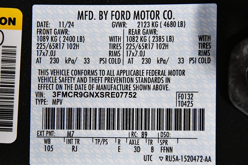 2025 Ford Bronco Sport Heritage