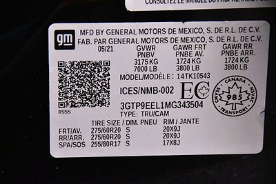 2021 GMC Sierra 1500 AT4