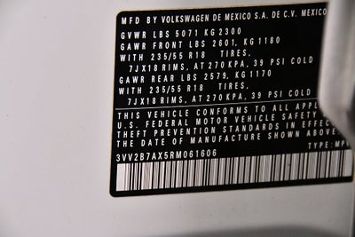 2024 Volkswagen Tiguan 2.0T SE